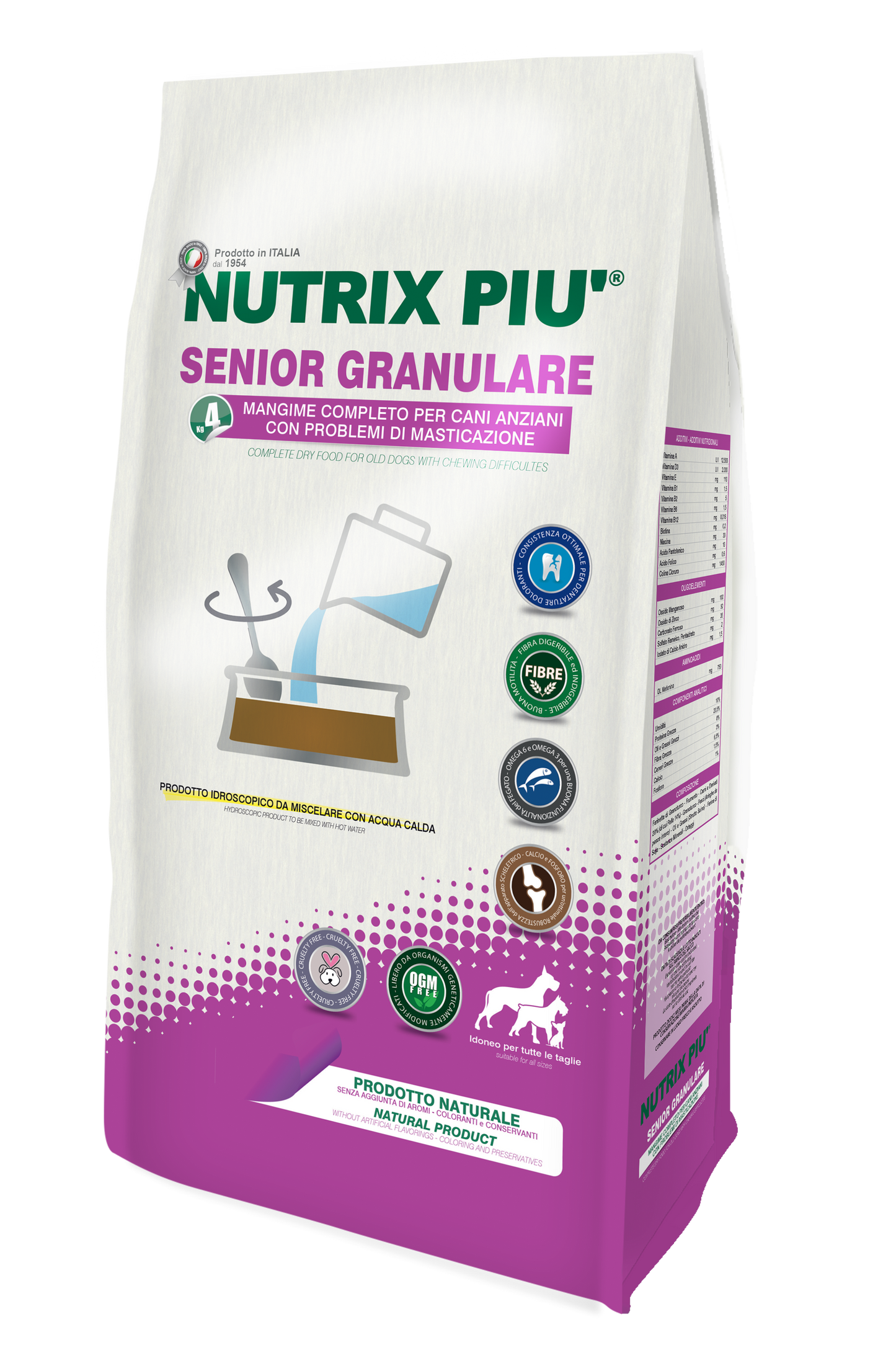 NUTRIX PIU' SENIOR GRANULARE 4 KG