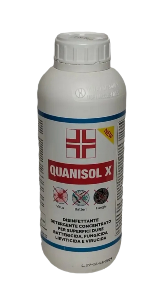 QUANISOL X 1 LT IGIENIZZANTE SANIFICANTE BATTERICIDA VIRUCIDA FUNGICIDA