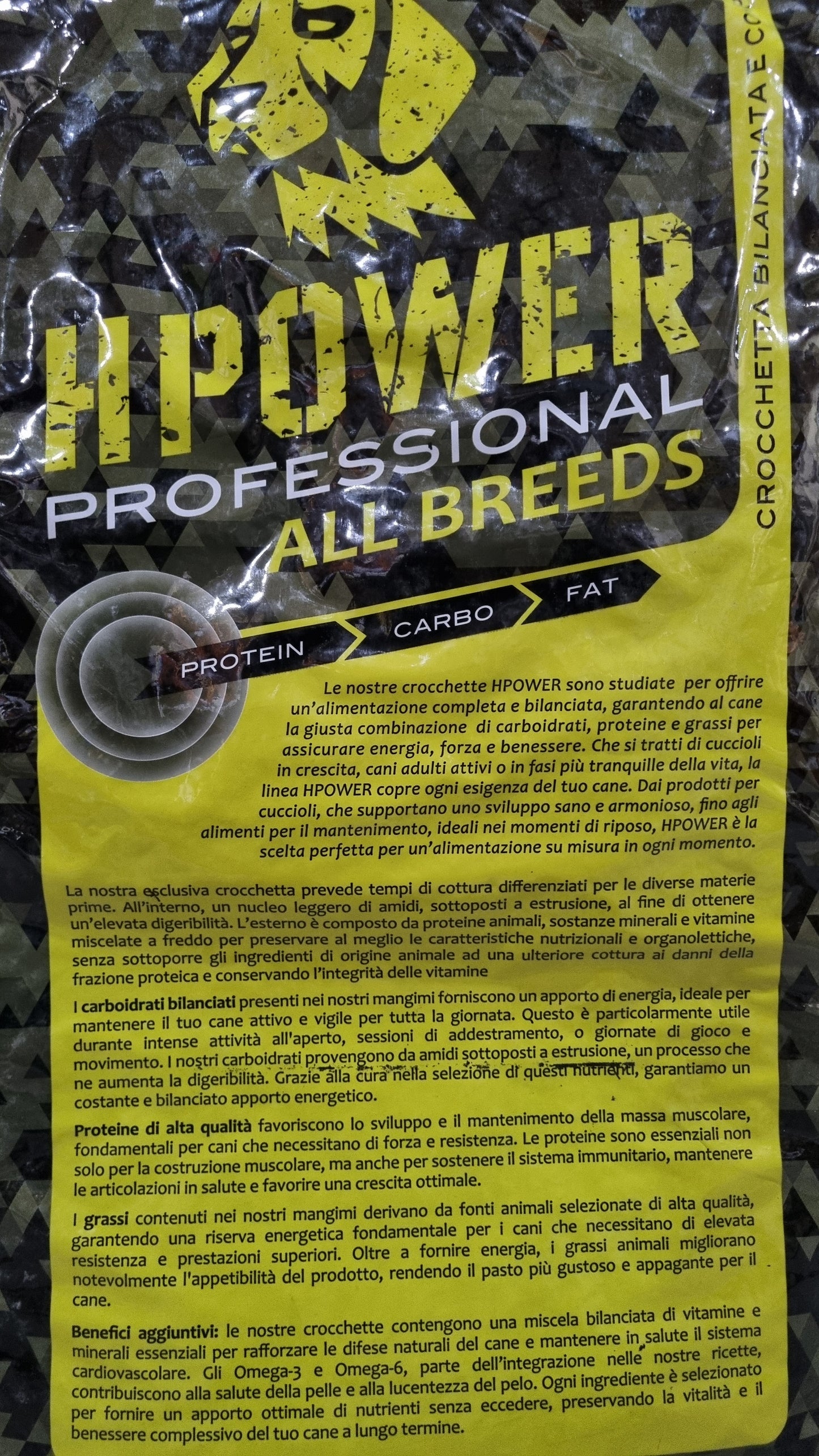 MSM PET FOOD ENERGY 15 kg ( NUOVO SACCO H POWER )