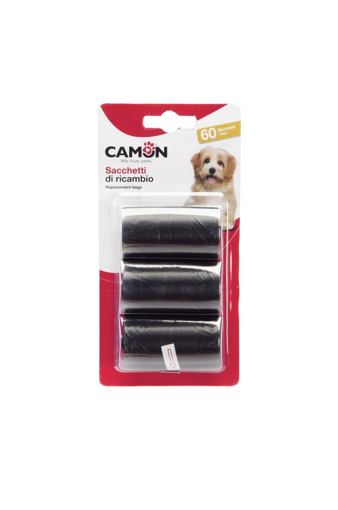 Sacchetti igienici per cani Camon confez. 3 x 20 sacchetti