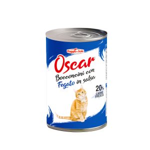 BOCCONI PER GATTI IN SALSA OSCAR RAGGIO DI SOLE 415 GR