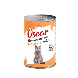 BOCCONI PER GATTI IN SALSA OSCAR RAGGIO DI SOLE 415 GR