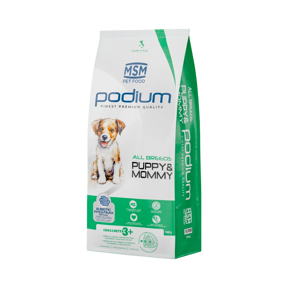 PODIUM PUPPY & MOMMY CON PROBIOTICI E PREBIOTICI