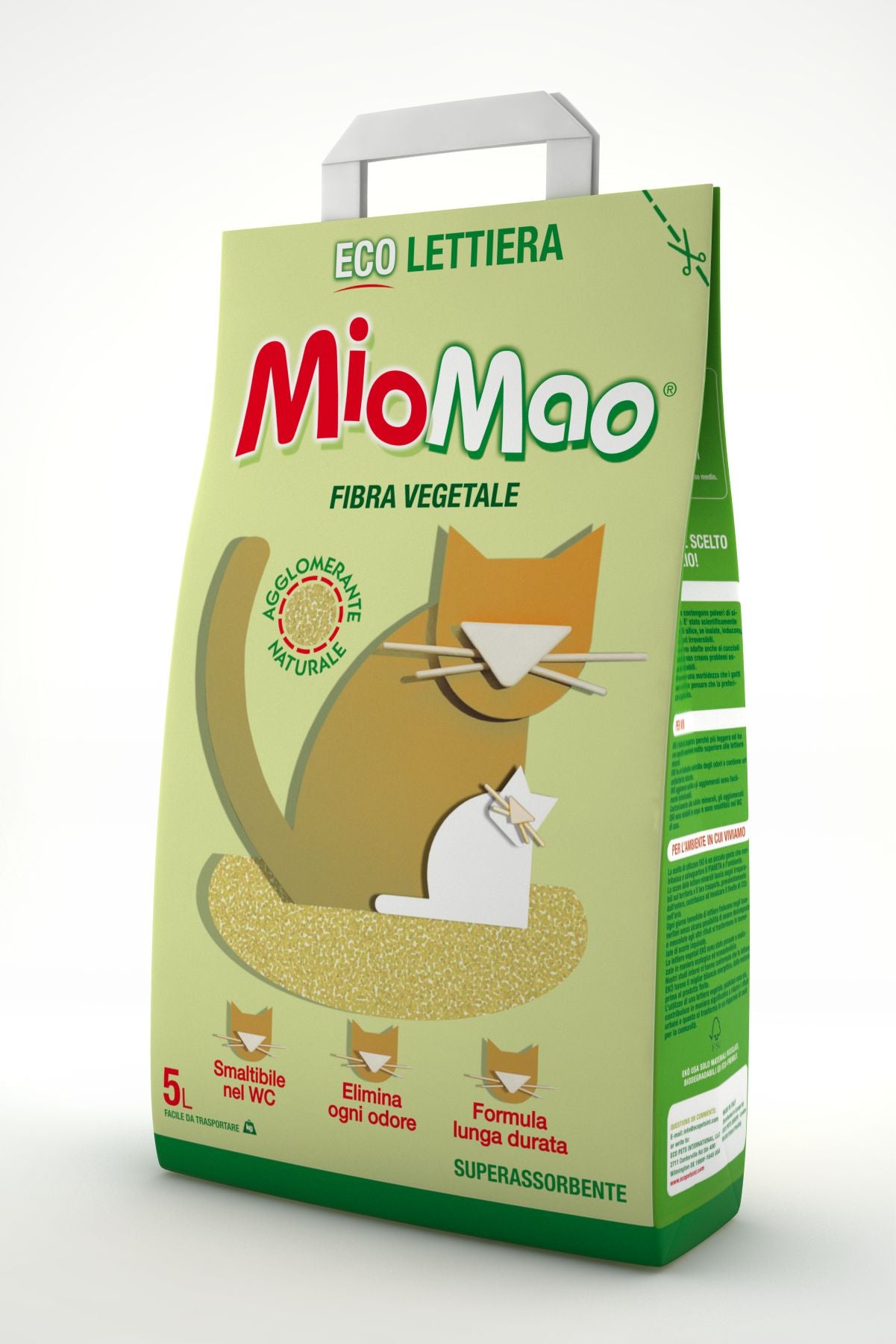 LETTIER PER GATTO COMPPOSTABILE MIO MAO 5 L
