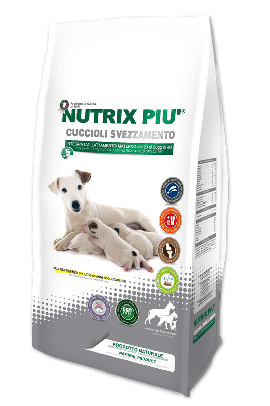 NUTRIX PIU' CUCCIOLI SVEZZAMENTO 5 KG