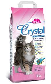 Lettiera per gatti agglomerante Crystal 10kg