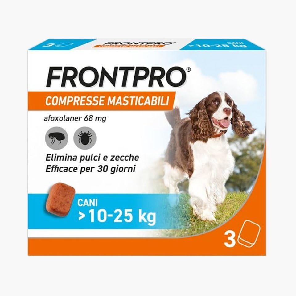 FRONTLINE FRONT PRO antiparassitario per cani in compresse masticabili