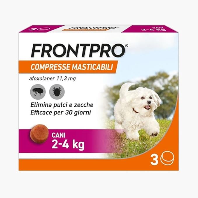 FRONTLINE FRONT PRO antiparassitario per cani in compresse masticabili