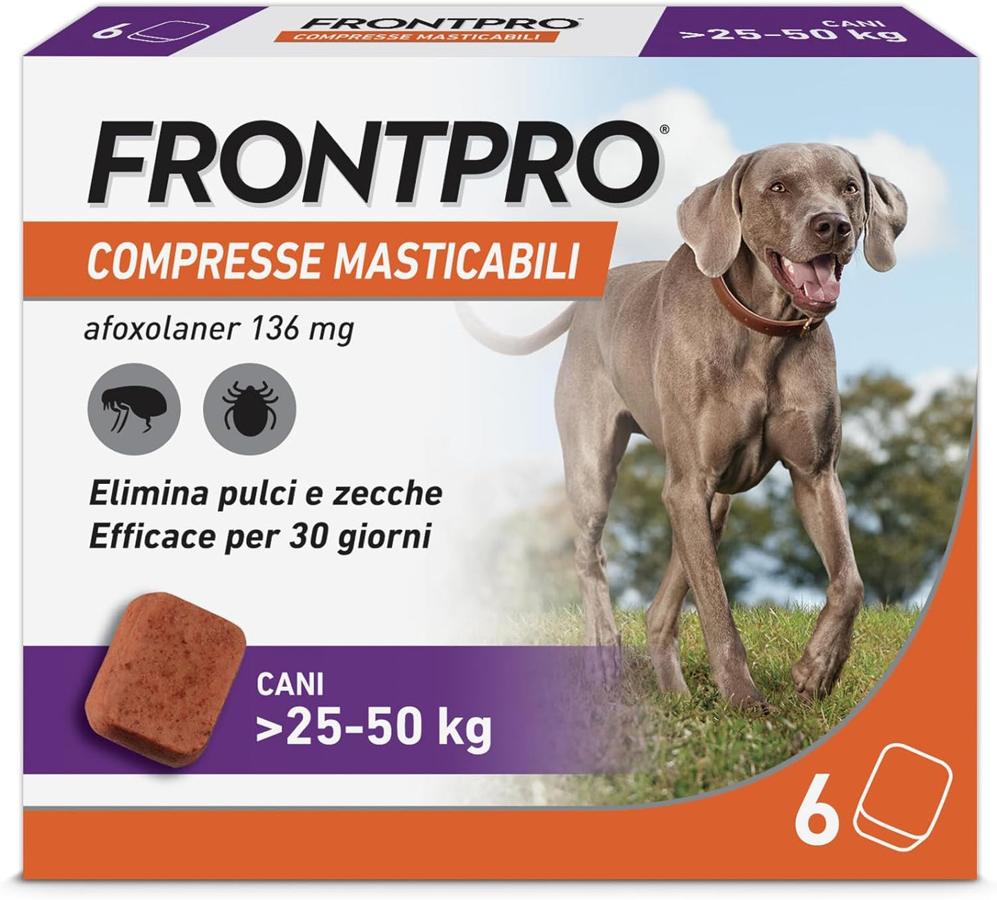 FRONTLINE FRONT PRO antiparasitic for dogs in chewable tablets