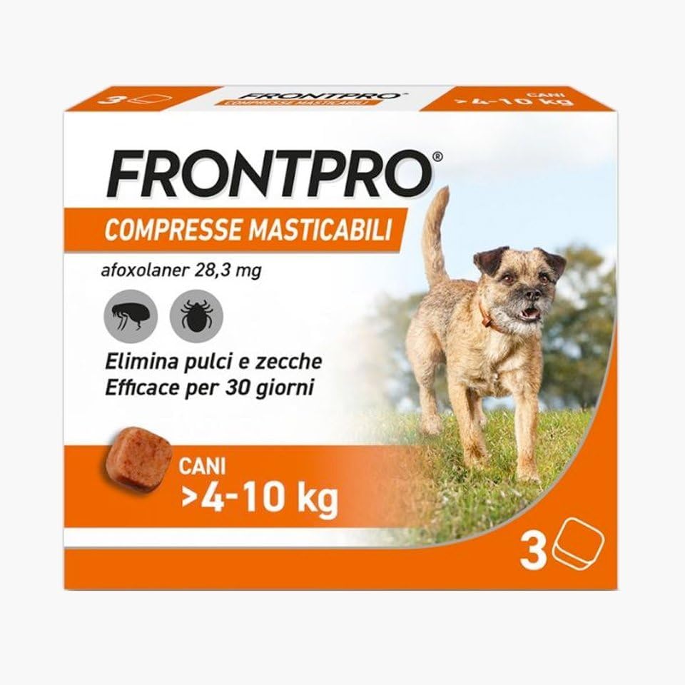 FRONTLINE FRONT PRO antiparassitario per cani in compresse masticabili