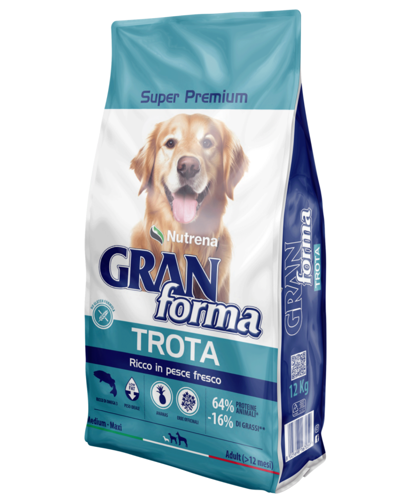 GRAN FORMA SUPER PREMIUM AULT MEDIUM MAXI LOW IN FAT 12 KG TROTA