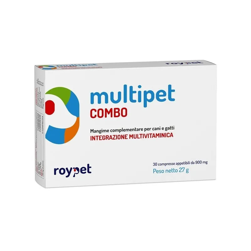 MULTIPET COMBO ROYPET - COMPRESSE APPETIBILI - INTEGRATORE VITAMINICO