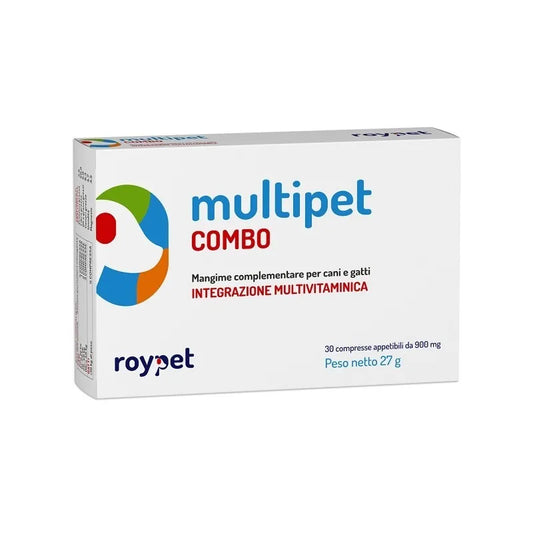 MULTIPET COMBO ROYPET - COMPRESSE APPETIBILI - INTEGRATORE VITAMINICO