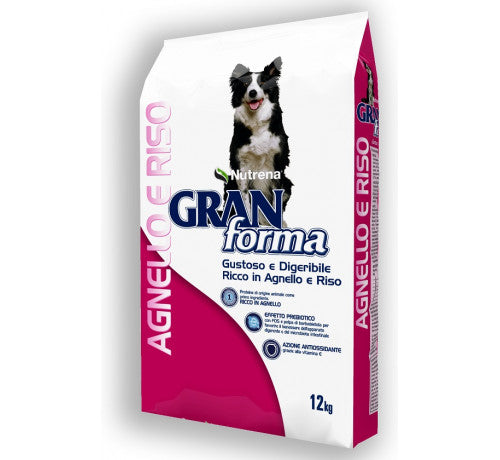 Nutrena Gran Forma per Cane con Agnello Riso e Patate da 12 Kg