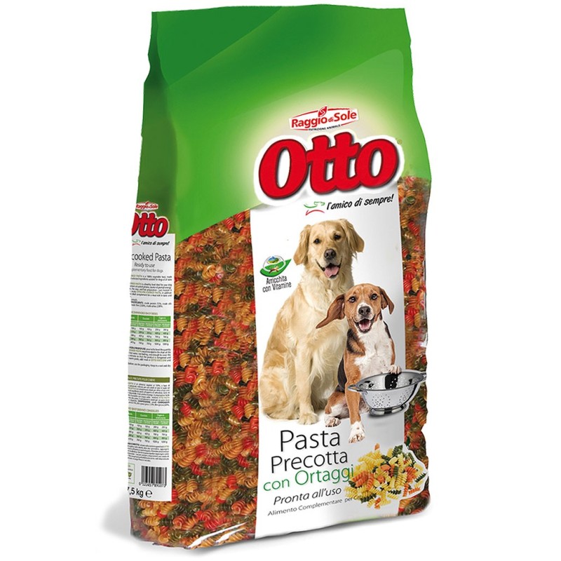 Pasta precotta per cani con verdure Otto 7.5 kg