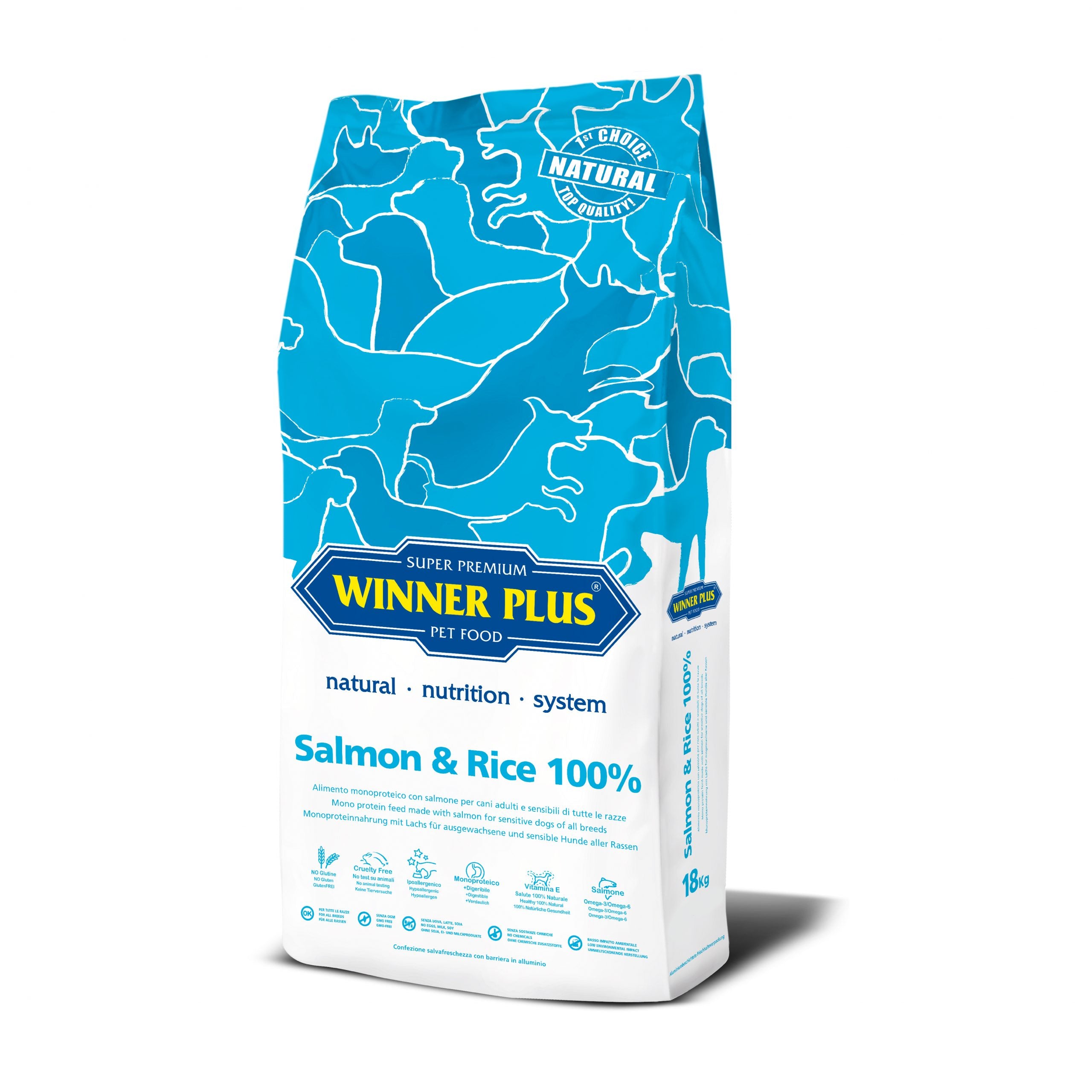 Winner Plus Salmon & rice crocchette cane 3 kg